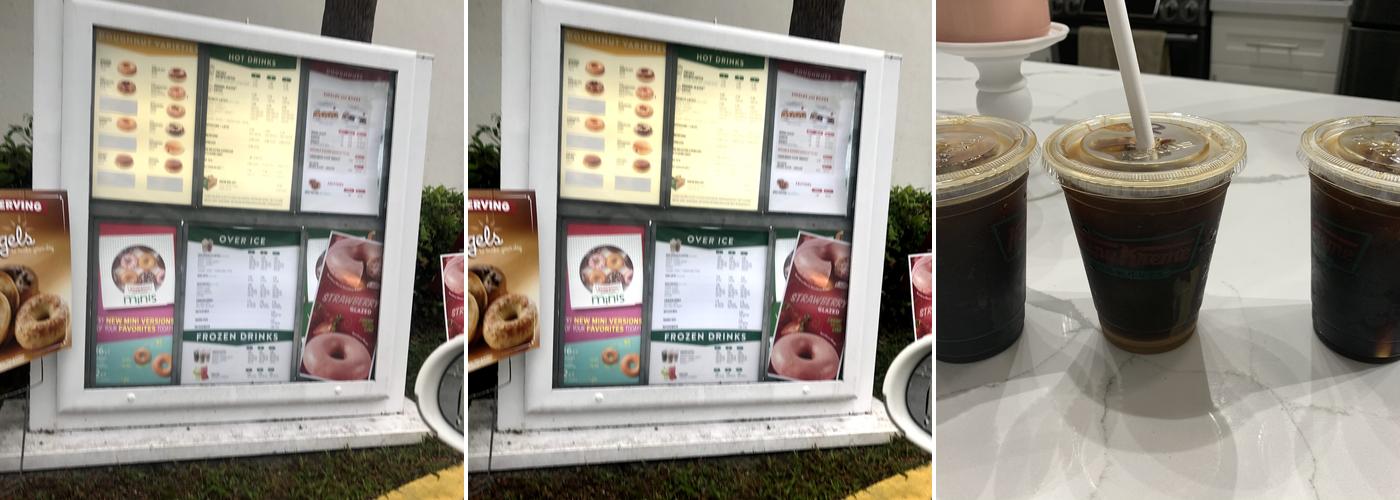 Krispy Kreme Menu
