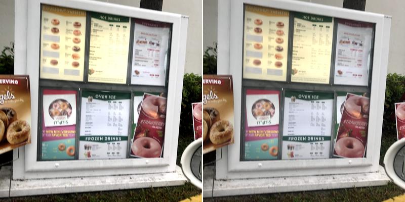 Krispy Kreme Menu