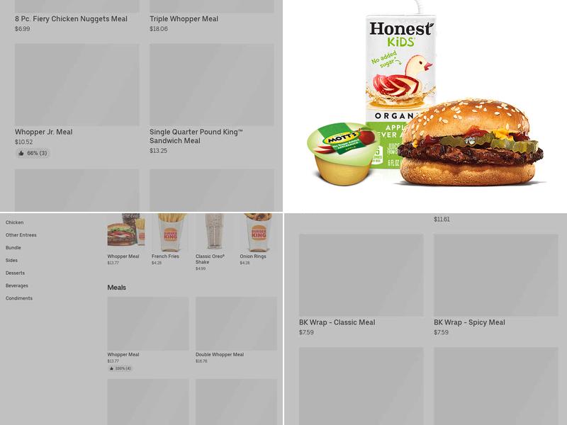 Burger King Menu