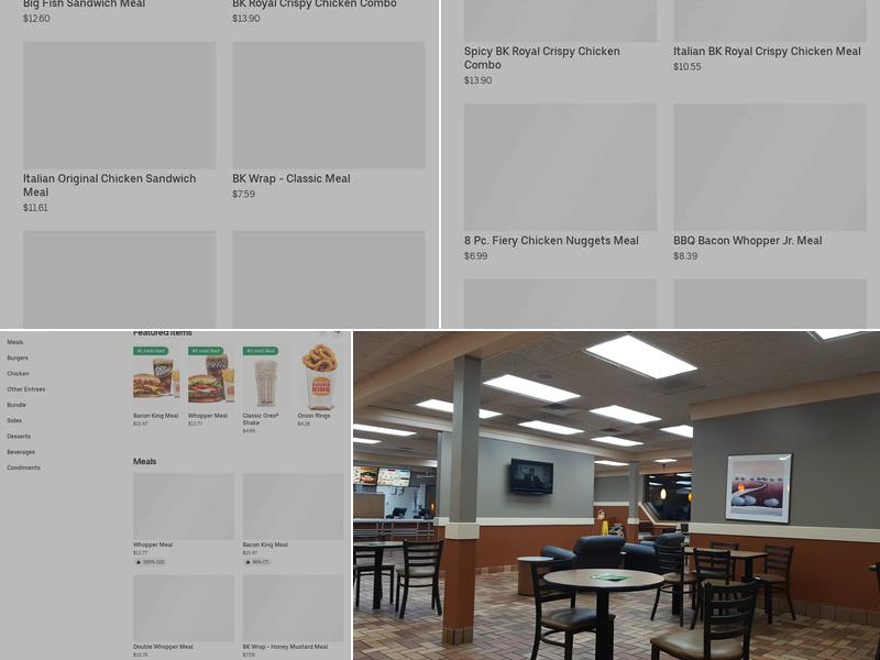 Burger King Menu
