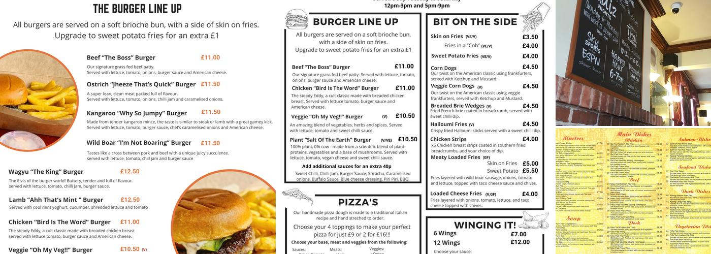 The Fox & Crown Menu