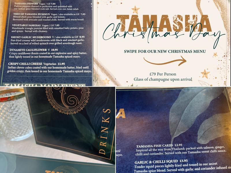 Tamasha Grill Menu