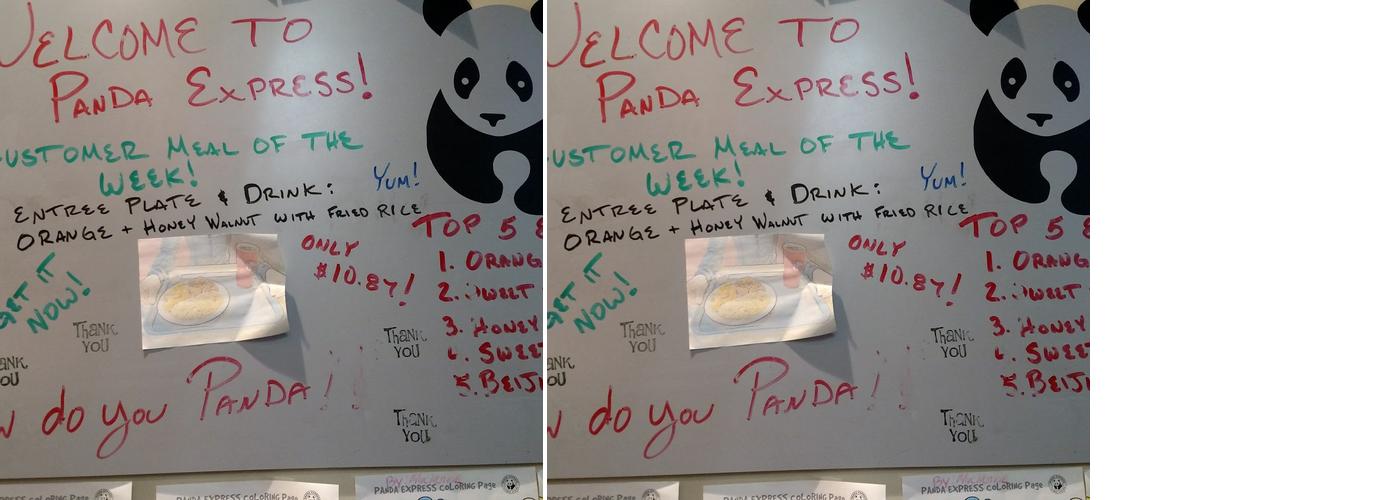 Panda Express Menu