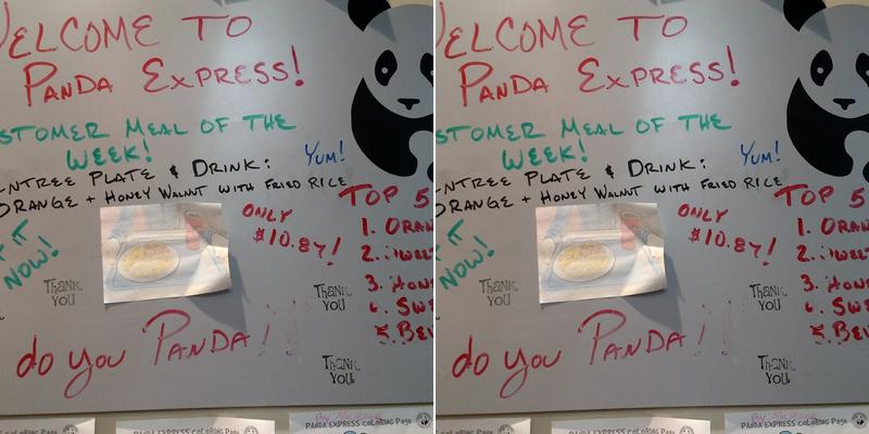 Panda Express Menu