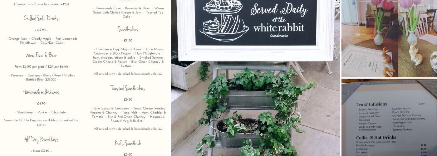 White Rabbit Teahouse Menu