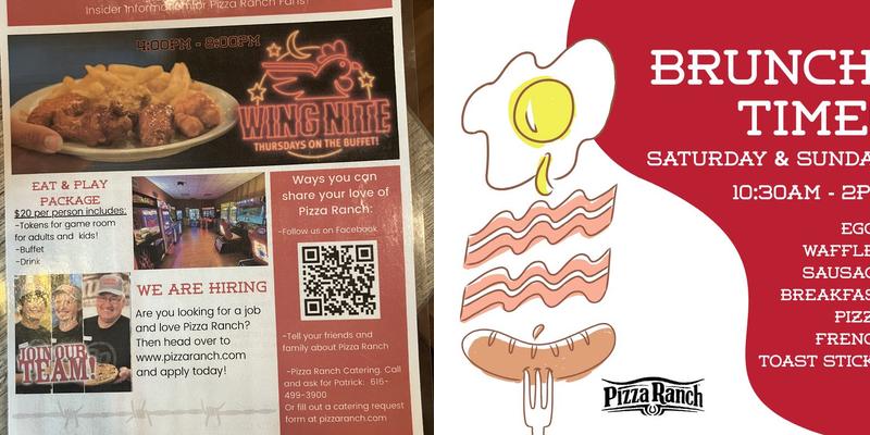 Pizza Ranch Menu
