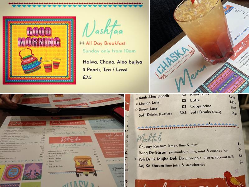 Chaska Menu