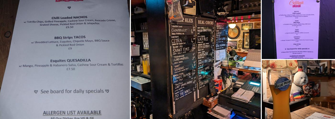 King William IV Menu