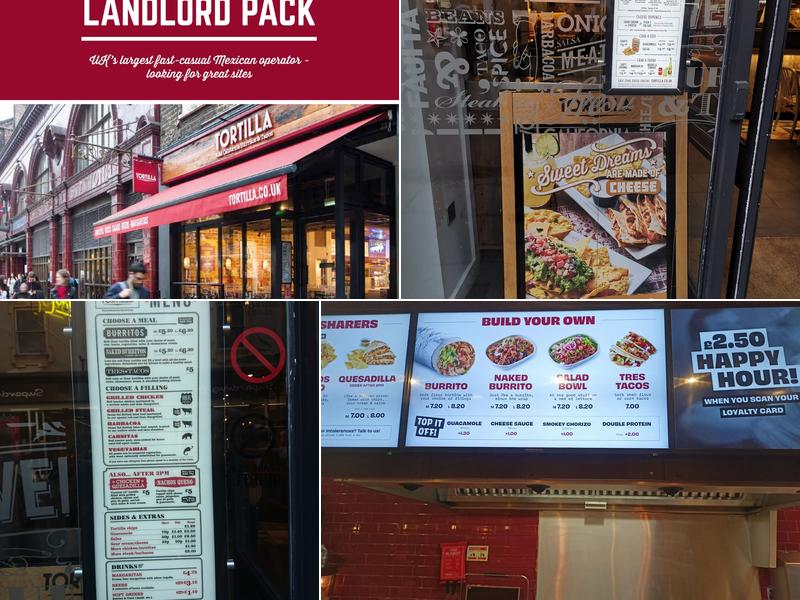 Tortilla Clumber Street Menu