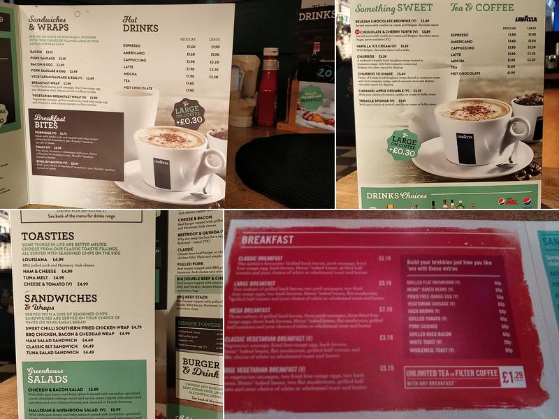 The Three Crowns Menu