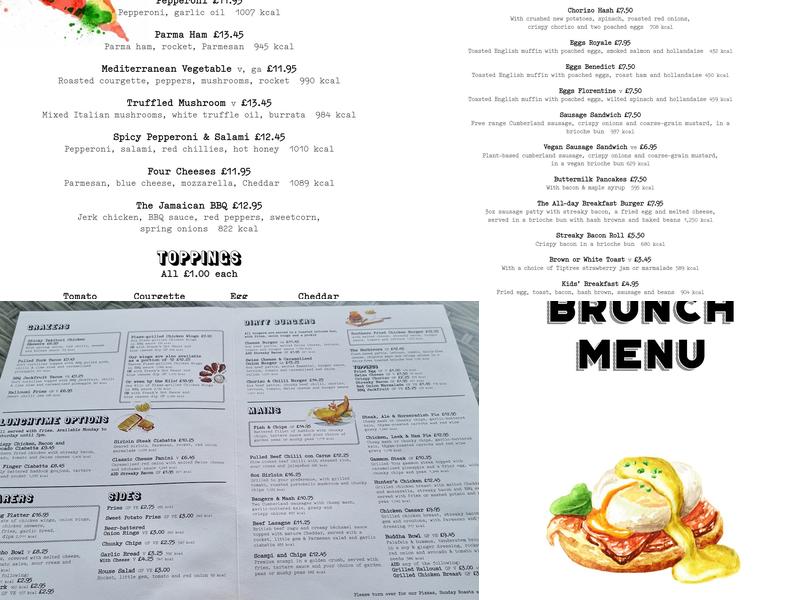 Waterside Bar + Kitchen Menu