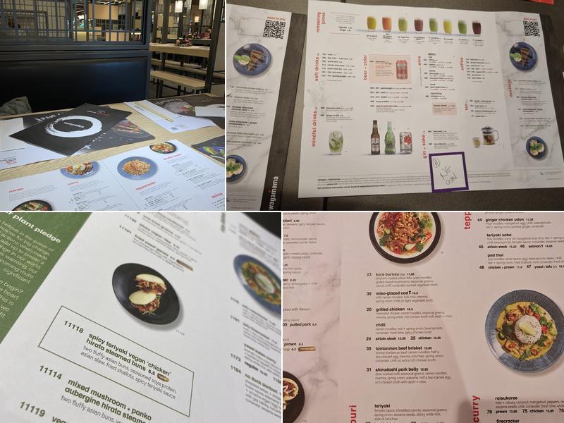 wagamama west bridgford Menu