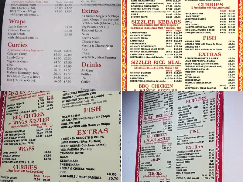 Khyber grill Menu
