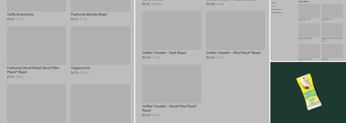 Starbucks Menu
