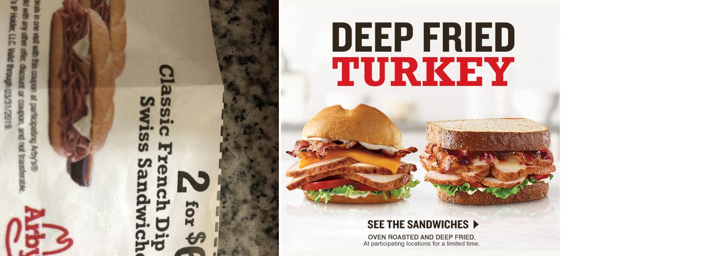 Arby's Menu