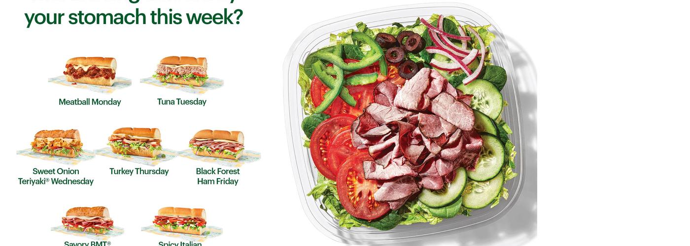 Subway Menu