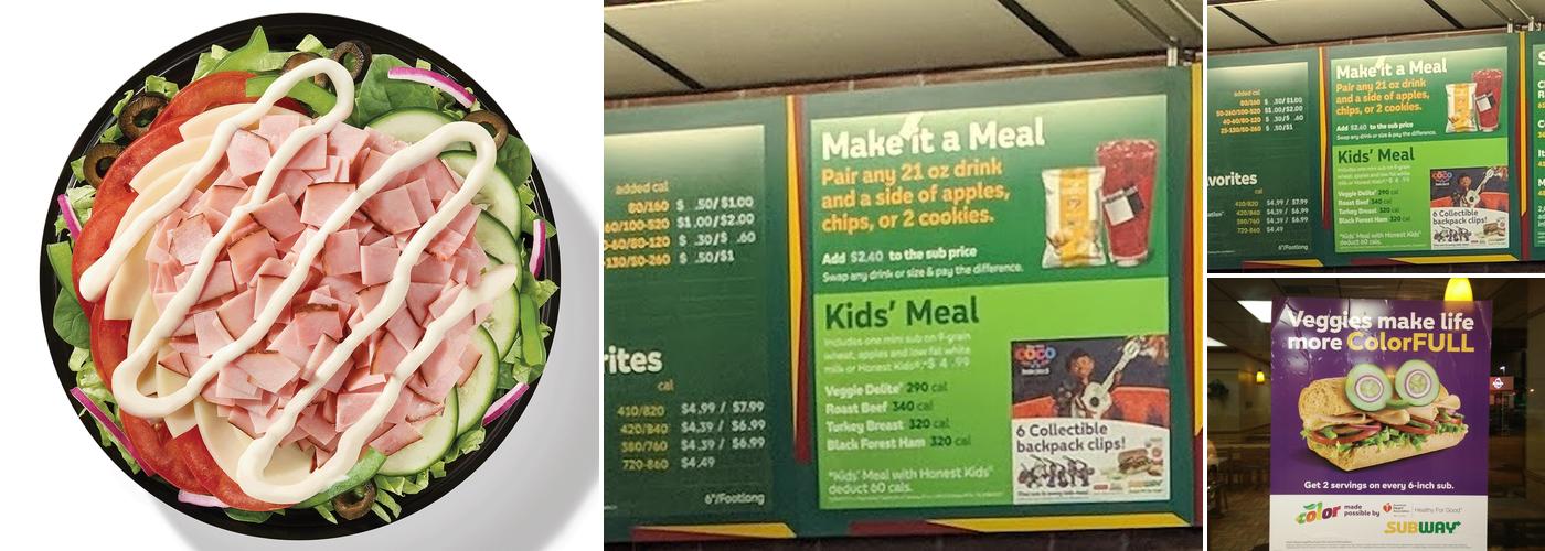 Subway Menu
