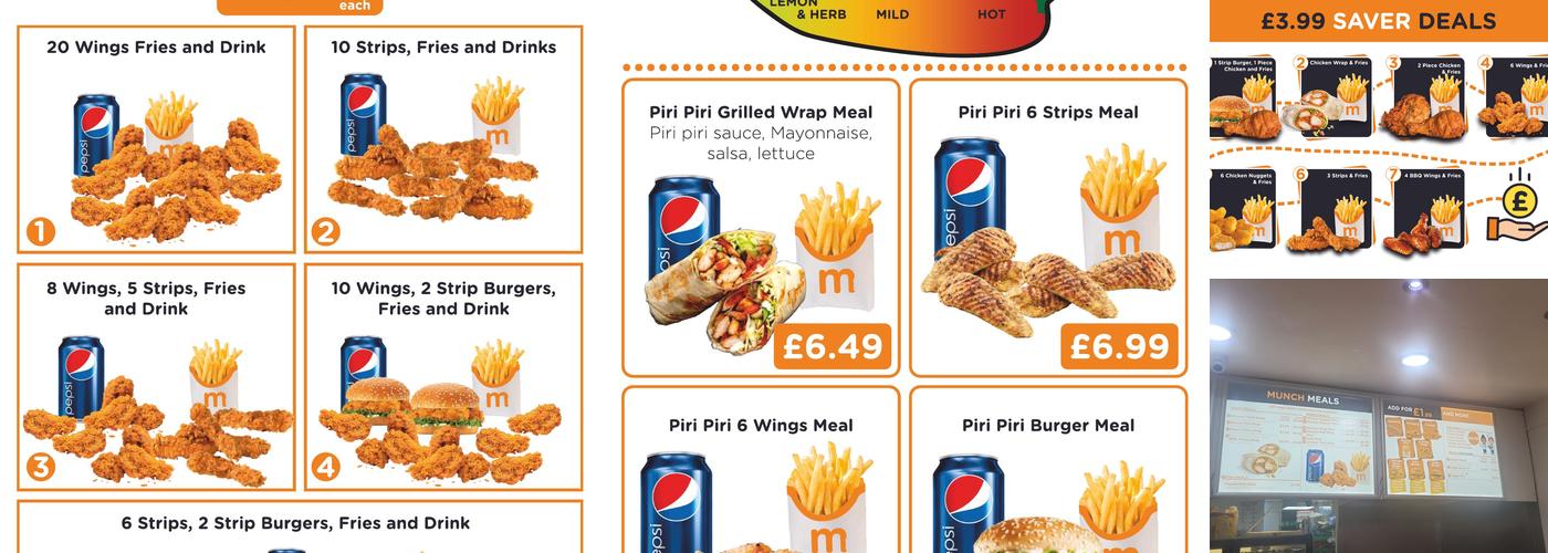 Munch Munch Nottingham Menu