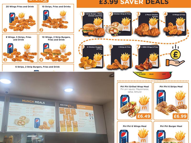 Munch Munch Nottingham Menu