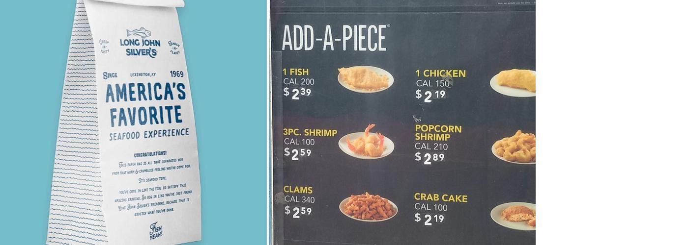 Long John Silver's Menu