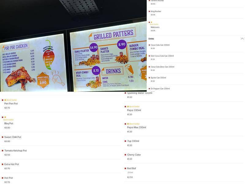 Chickasso Bulwell Menu