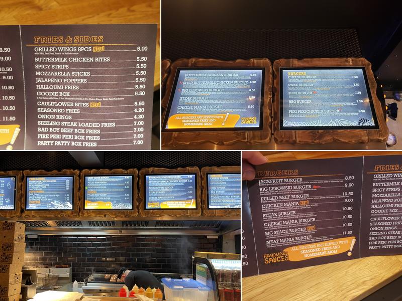 Ohannes Burger City Menu