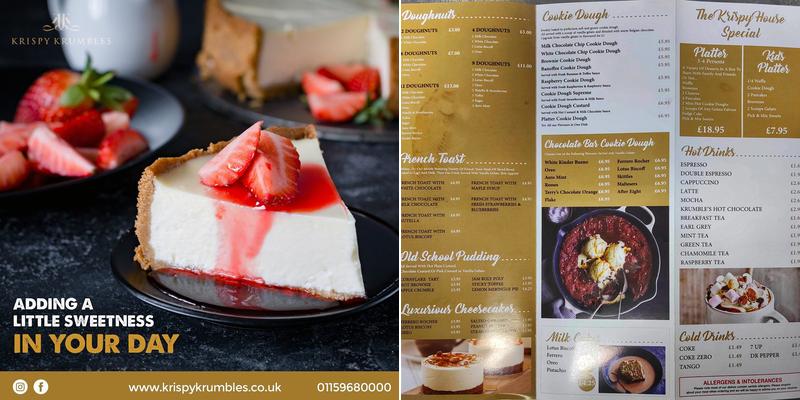 Krispy Krumbles (Hucknall) Menu