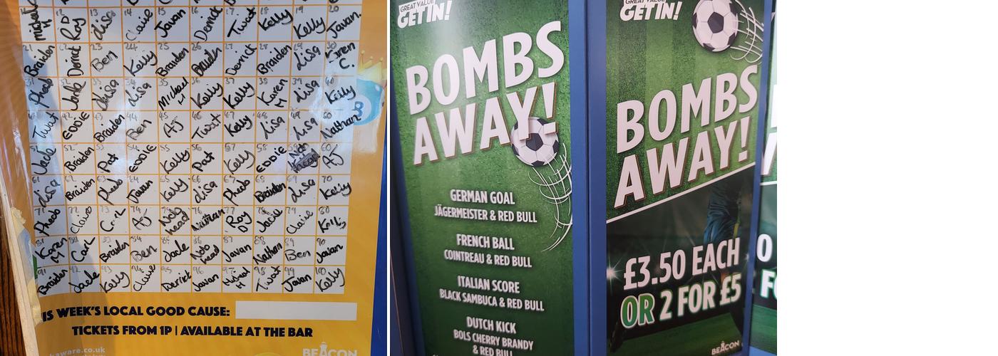 The Turners Carrington Menu