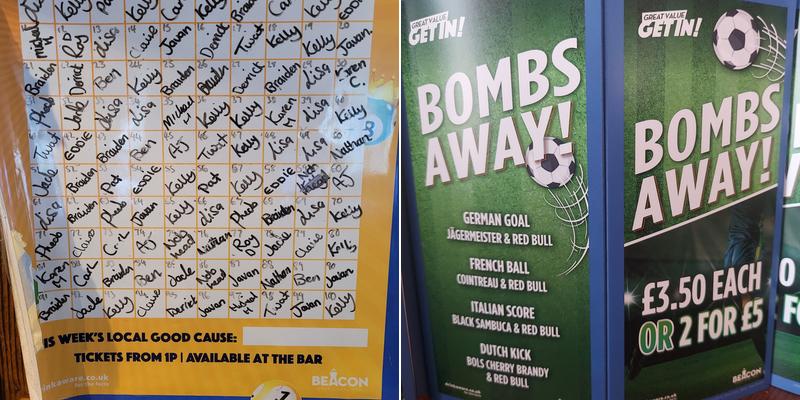 The Turners Carrington Menu