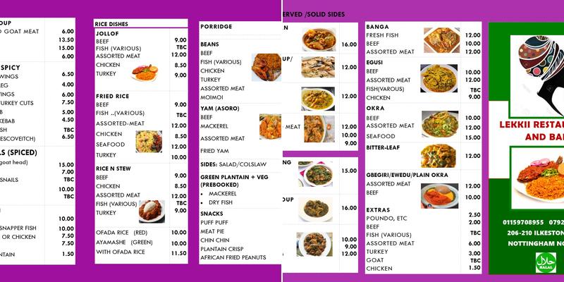 LEKKII Restaurant & Bar Menu