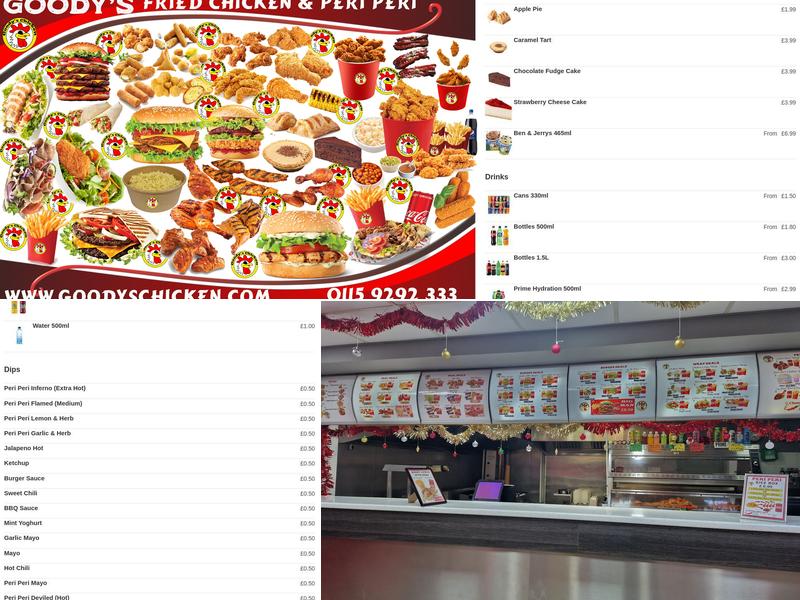Goodys Chicken Menu