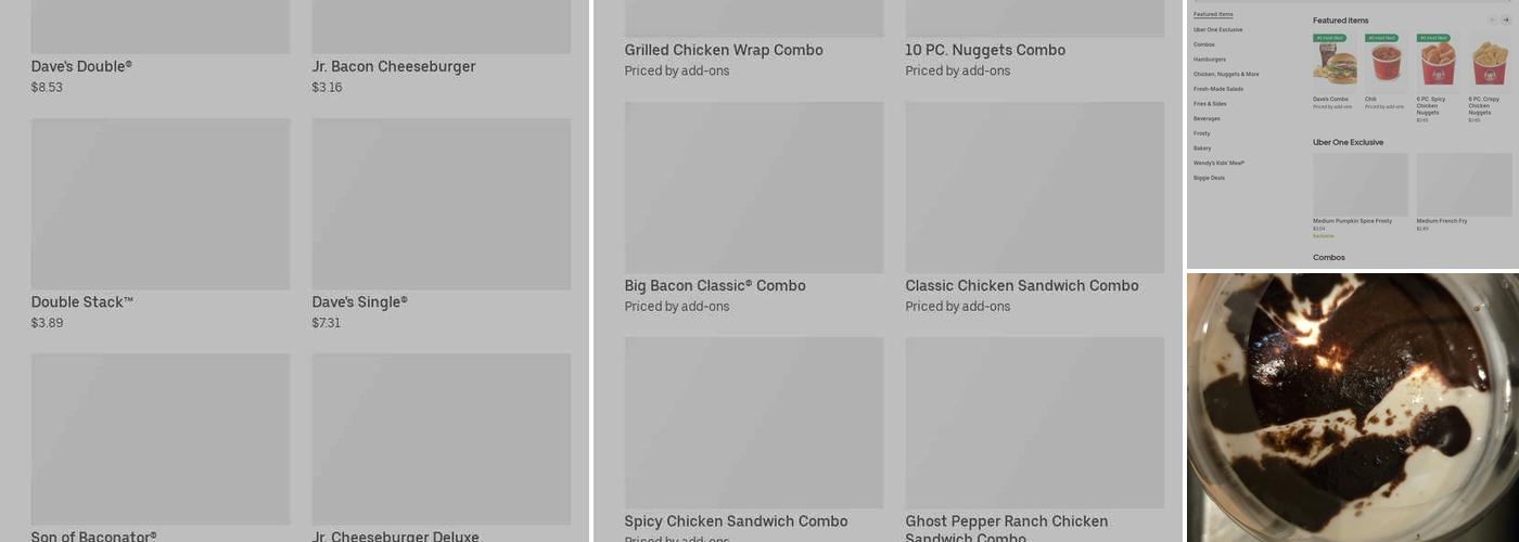 Wendy's Menu