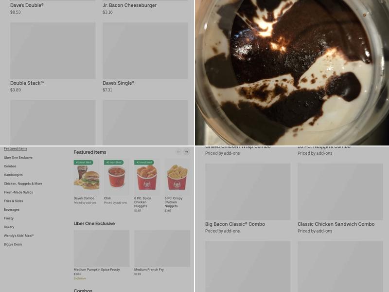 Wendy's Menu