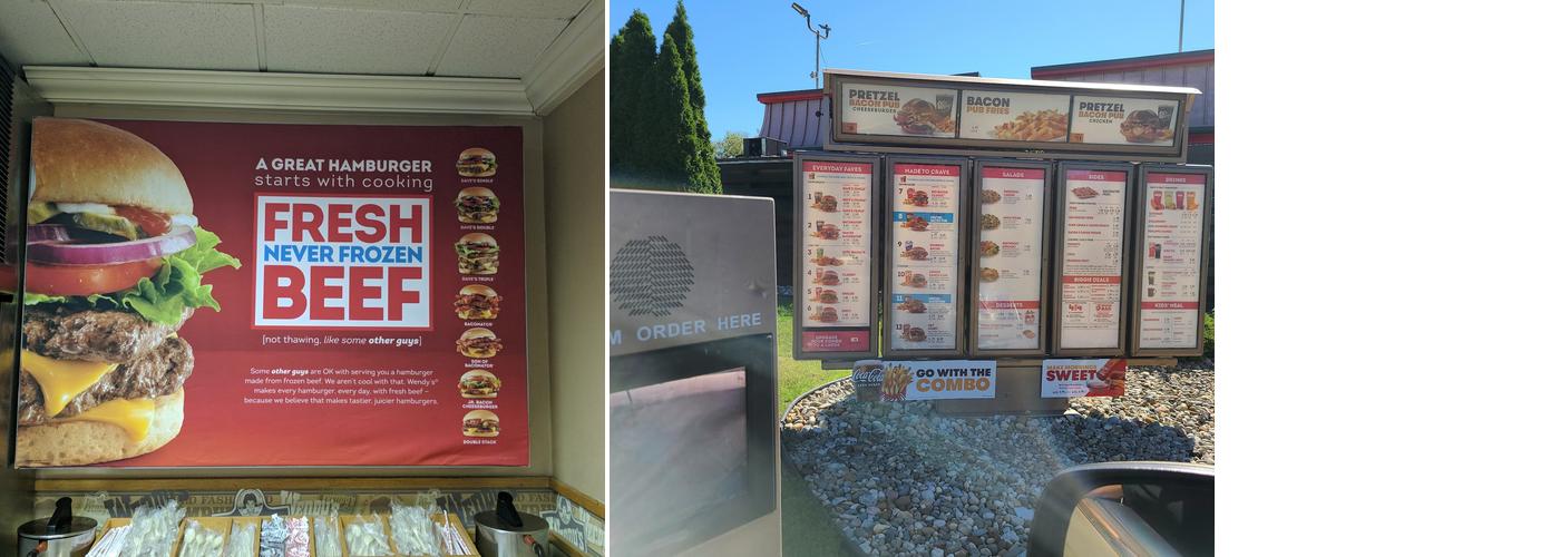 Wendy's Menu