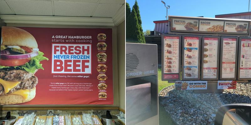 Wendy's Menu