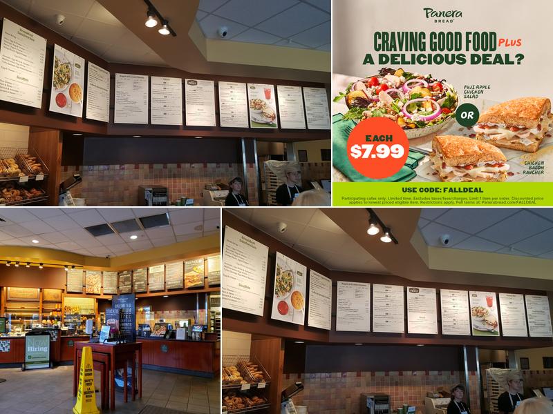Panera Bread Menu