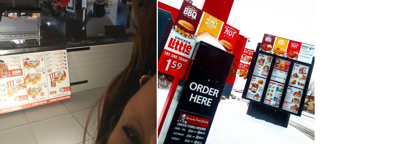 KFC Menu