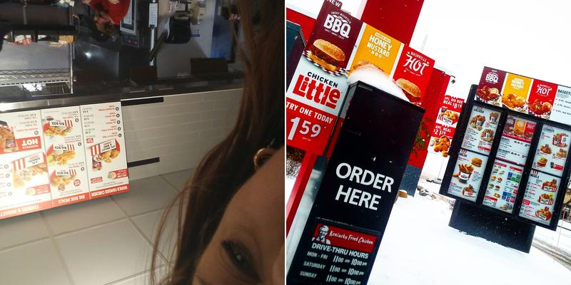 KFC Menu