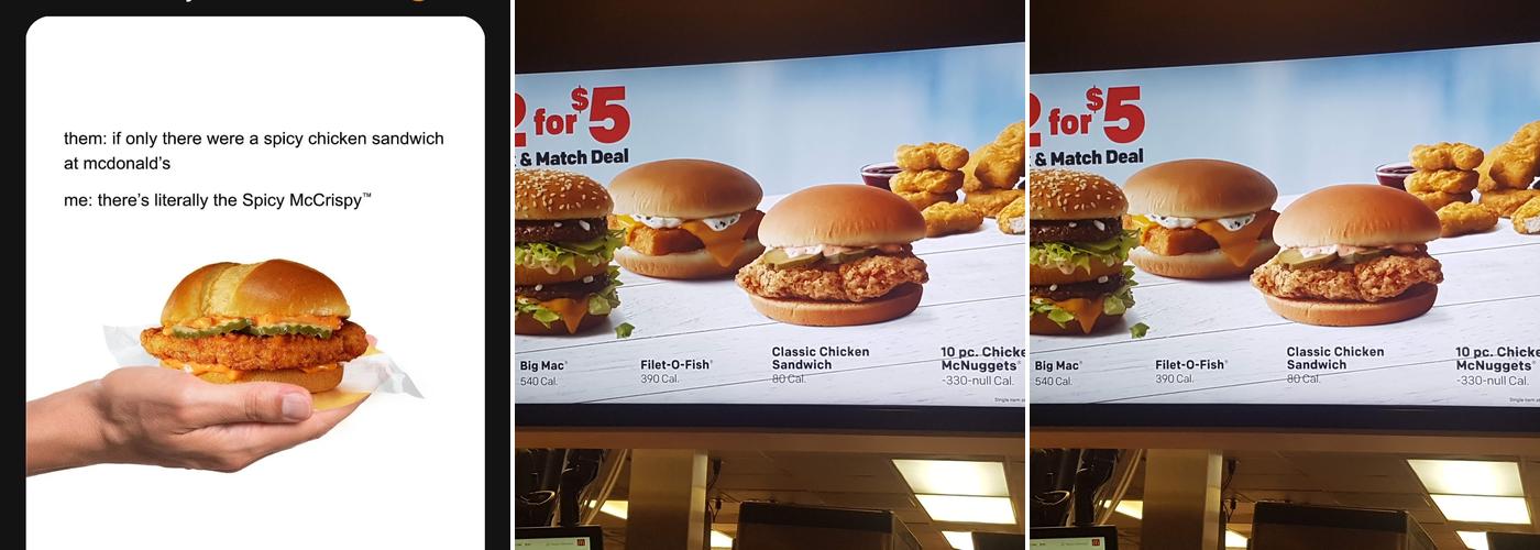 McDonald's Menu