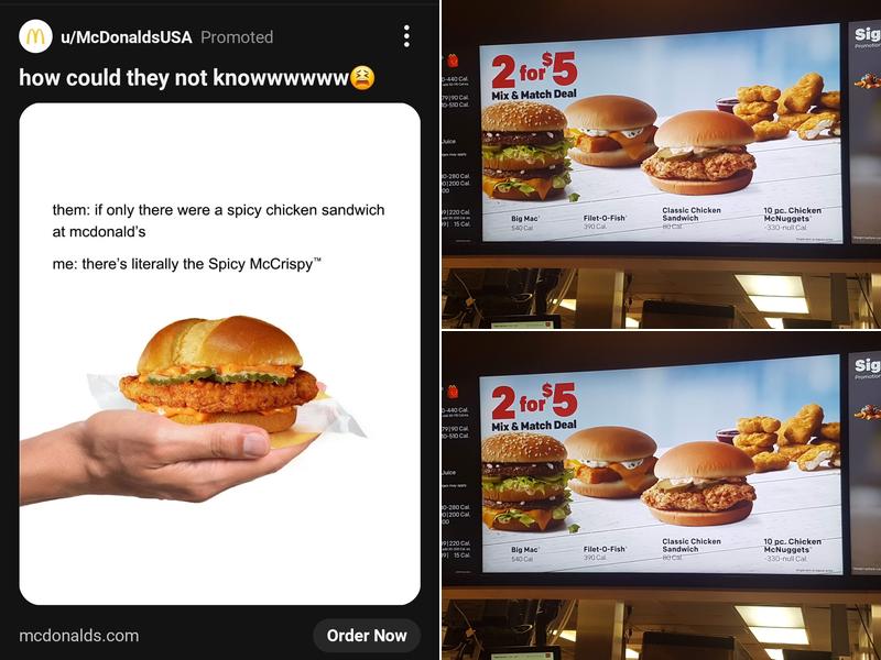 McDonald's Menu