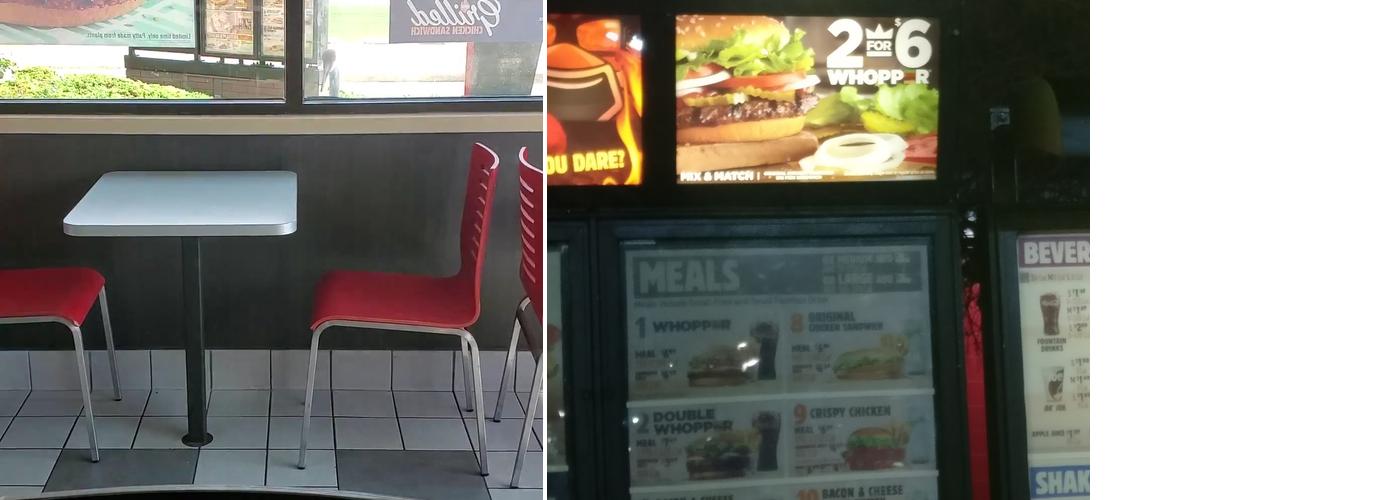 Burger King Menu