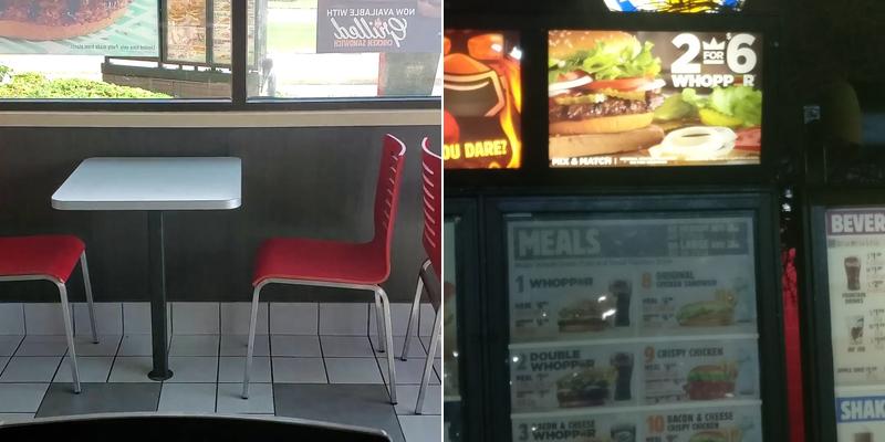 Burger King Menu