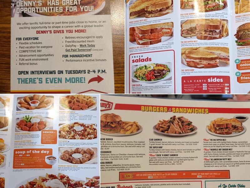 Denny's Menu