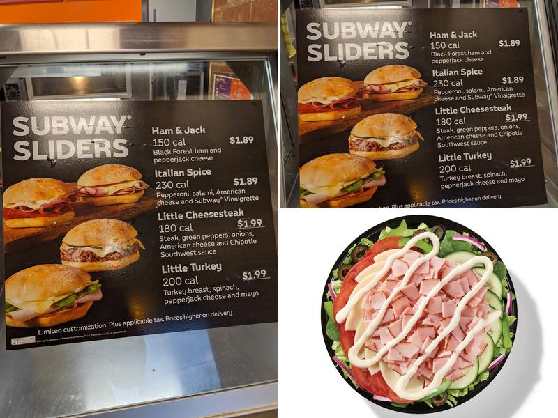 Subway Menu