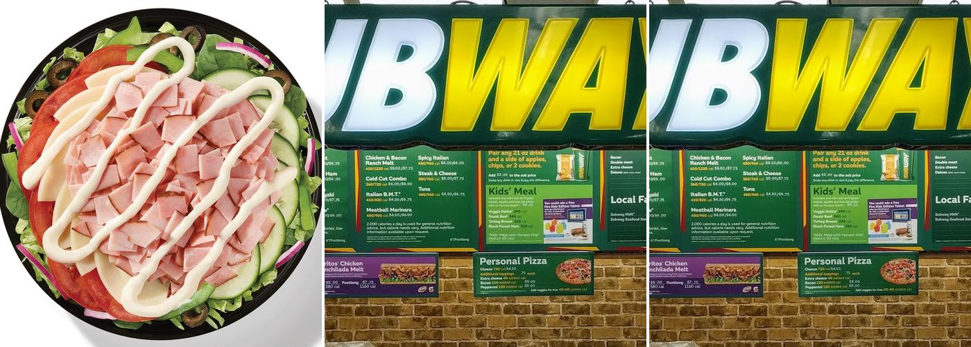 Subway Menu