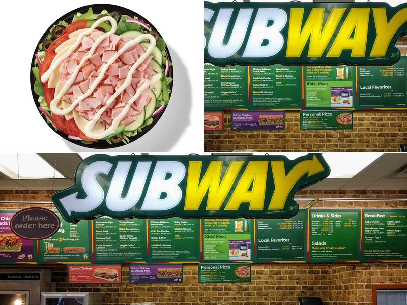Subway Menu