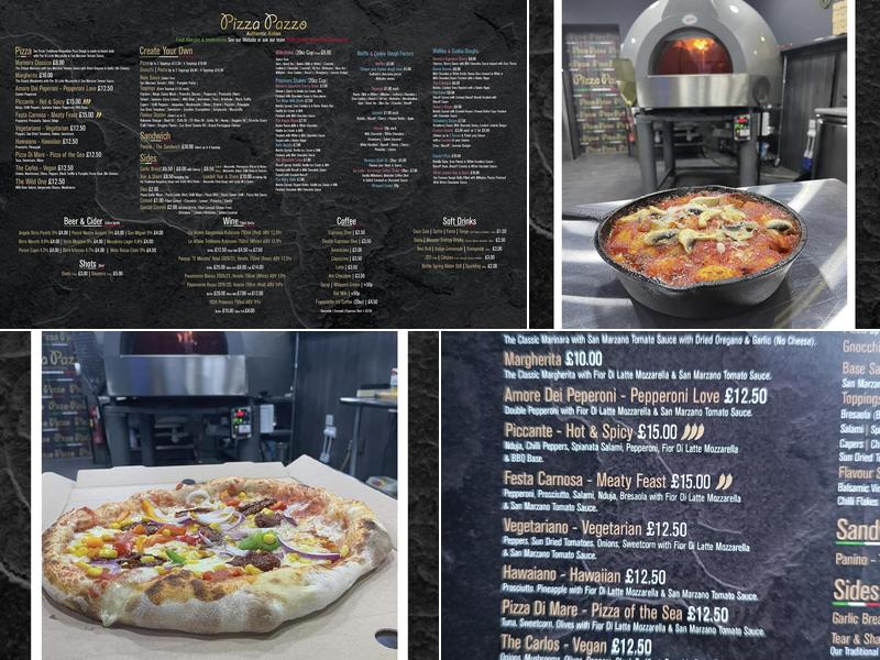 Pizza Pazzo & Desserts Menu