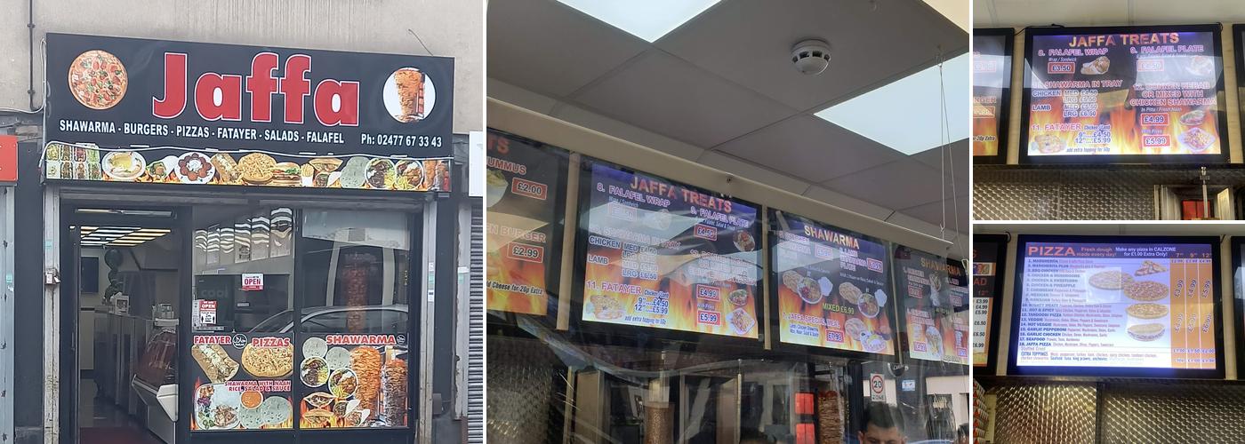 Jaffa Shawarma Nuneaton Menu