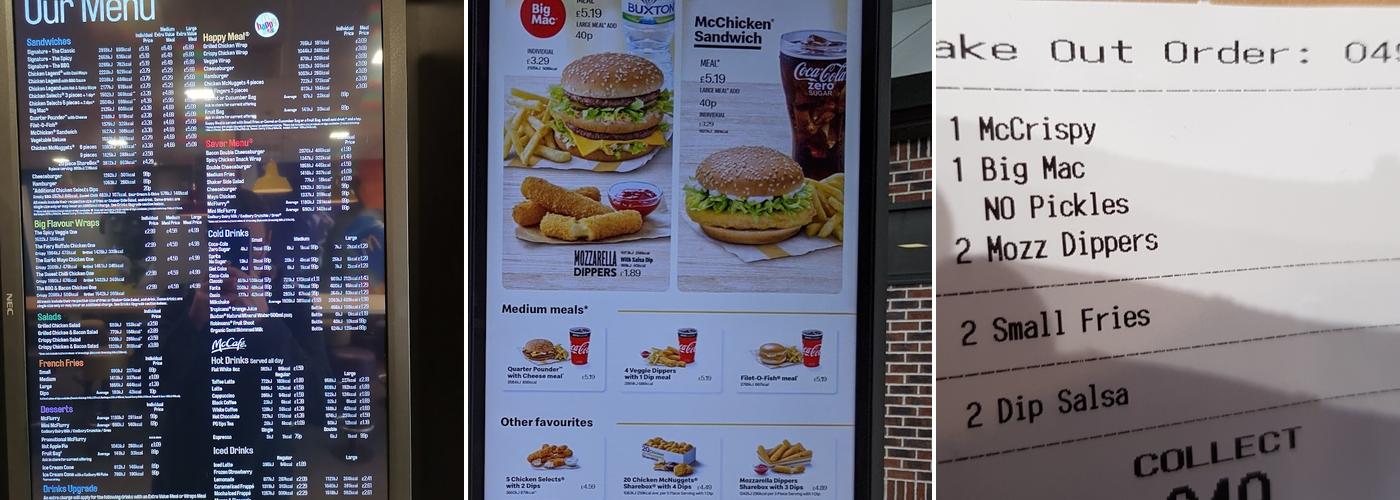 McDonald's Menu