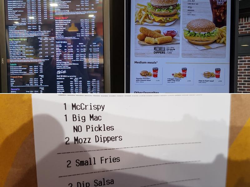 McDonald's Menu